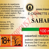 SAHARA 18mg/ml poj. 100ml INAWERA LIQUID