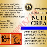 NUTTY CREAM 24mg/ml poj. 10ml LIQUID INAWERA