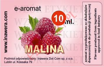 Malinowy E-Aromat 10ml - maliny (koncentrat)