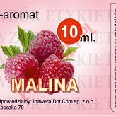 Malinowy E-Aromat 10ml - maliny (koncentrat)