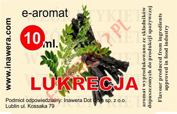 Lukrecja E-Aromat 10ml (koncentrat)