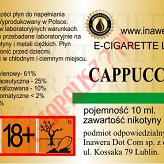 CAPPUCCINO 18mg/ml poj. 10ml INAWERA LIQUID