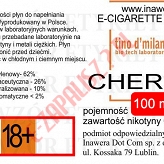 CHERRY poj. 100ml LIQUID INAWERA bez nikotyny