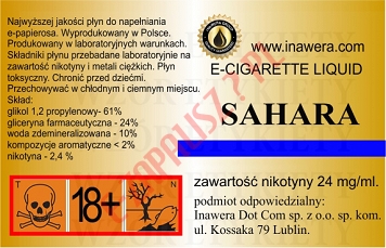 SAHARA 24mg/ml poj. 10ml INAWERA LIQUID