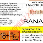 BANANA  6mg/ml poj. 10ml LIQUID INAWERA