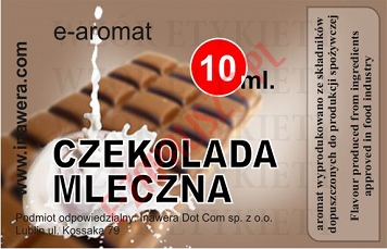 CZEKOLADA MLECZNA E-Aromat 10ml 