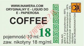 COFFEE 18mg/ml poj. 10ml BAYCA LIQUID