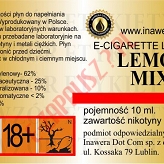 LEMON MIX 12mg/ml poj. 10ml LIQUID INAWERA