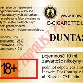 DUNTAST poj. 10ml INAWERA LIQUID bez nikotyny
