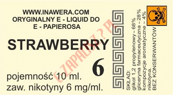 STRAWBERRY  6mg/ml poj. 10ml BAYCA LIQUID