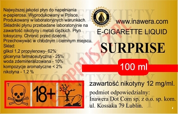 SUPRISE 12mg/ml poj. 100ml INAWERA LIQUID