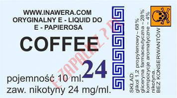 COFFEE 24mg/ml poj. 10ml BAYCA LIQUID