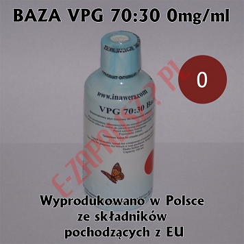 BAZA VPG 70:30 100ml baza bez dodatku wody bez nikotyny