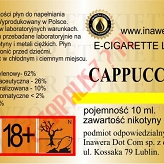 CAPPUCCINO  6mg/ml poj. 10ml INAWERA LIQUID