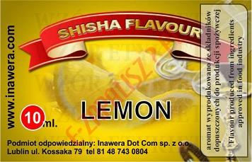 LEMON aromat naturalny 10ml E-Aromat typu shisha 