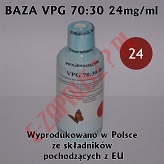 BAZA VPG 70:30 24mg/ml - 100ml baza bez dodatku wody