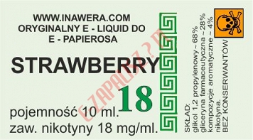 STRAWBERRY 18mg/ml poj. 10ml BAYCA LIQUID