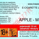 APPLE-MINT 12mg/ml poj. 10ml DUETY INAWERA LIQUID