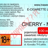 CHERRY-MINT poj. 100ml DUETY INAWERA LIQUID bez nikotyny