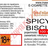 SPICY BISCUIT  poj. 100ml LIQUID INAWERA bez nikotyny