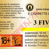 3 FIVE  6mg/ml poj. 10ml LIQUID INAWERA