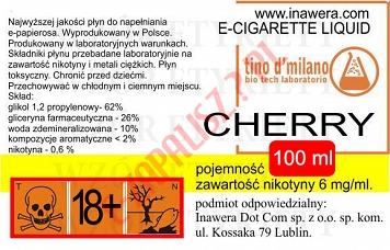 CHERRY 6mg/ml poj. 100ml LIQUID INAWERA