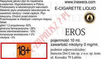 EROS poj. 10ml BAYCA LIQUID bez nikotyny