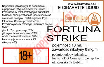 FORTUNA STRIKE poj. 10ml LIQUID INAWERA bez nikotyny