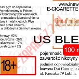 US BLEND poj. 100ml LIQUID INAWERA bez nikotyny