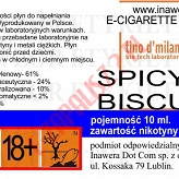 SPICY BISCUIT 24mg/ml poj. 10ml LIQUID INAWERA