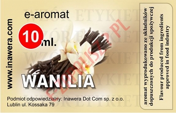 WANILIOWY E-Aromat 10ml (koncentrat)