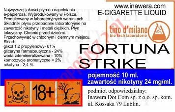 FORTUNA STRIKE 24mg/ml poj. 10ml LIQUID INAWERA