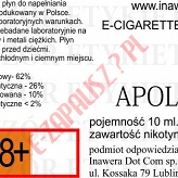 APOLLO poj. 10ml BAYCA LIQUID bez nikotyny