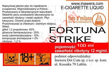 FORTUNA STRIKE 12mg/ml poj. 100ml LIQUID INAWERA