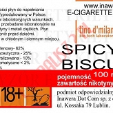 SPICY BISCUIT 12mg/ml poj. 100ml LIQUID INAWERA