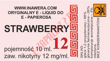 STRAWBERRY 12mg/ml poj. 10ml BAYCA LIQUID