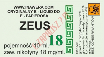 ZEUS 18mg/ml poj. 10ml BAYCA LIQUID