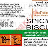 SPICY BISCUIT 18mg/ml poj. 10ml LIQUID INAWERA