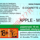 APPLE-MINT 18mg/ml poj. 10ml DUETY INAWERA LIQUID