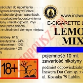 LEMON MIX 24mg/ml poj. 10ml LIQUID INAWERA