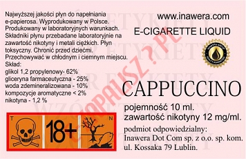 CAPPUCCINO 12mg/ml poj. 10ml BAYCA LIQUID