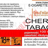 CHERRY TABAC 12mg/ml poj. 100ml LIQUID INAWERA