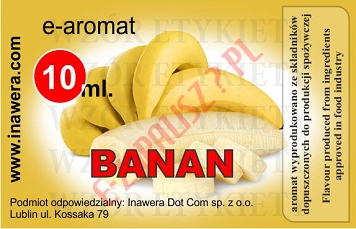 Bananowy E-Aromat 10ml - banan (koncentrat)