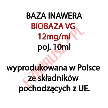 5 x INAWERA BIO BAZA 12mg/ml 10ml, komplet 5 sztuk (50ml) 