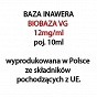 5 x INAWERA BIO BAZA 12mg/ml 10ml, komplet 5 sztuk (50ml) 