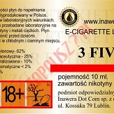 3 FIVE 12mg/ml poj. 10ml LIQUID INAWERA