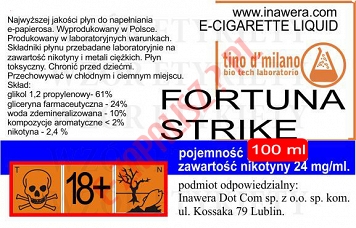 FORTUNA STRIKE 24mg/ml poj. 100ml LIQUID INAWERA