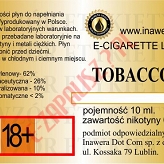 TOBACCO-C  poj. 10ml INAWERA LIQUID bez nikotyny