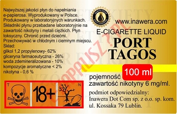 PORT TAGOS  6mg/ml poj. 100ml INAWERA LIQUID