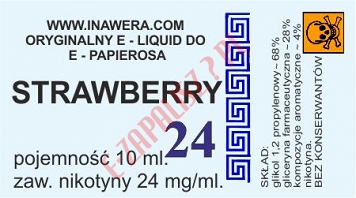 STRAWBERRY 24mg/ml poj. 10ml BAYCA LIQUID